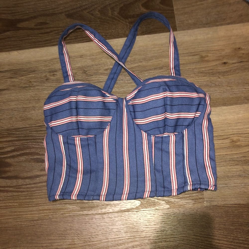 criss cross summer tank crop top